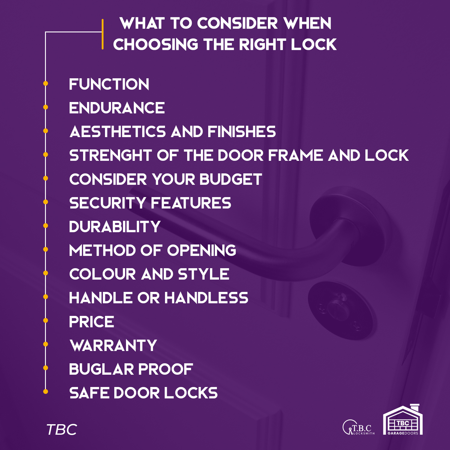 What to Consider When Choosing the Right Lock